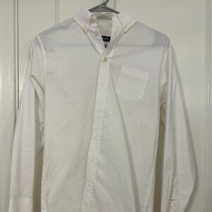 Boys White Button Down Shirt